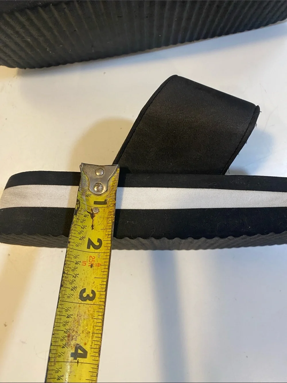 Speedo  Black Slide Sandals with White Trim Fits 8-8.5